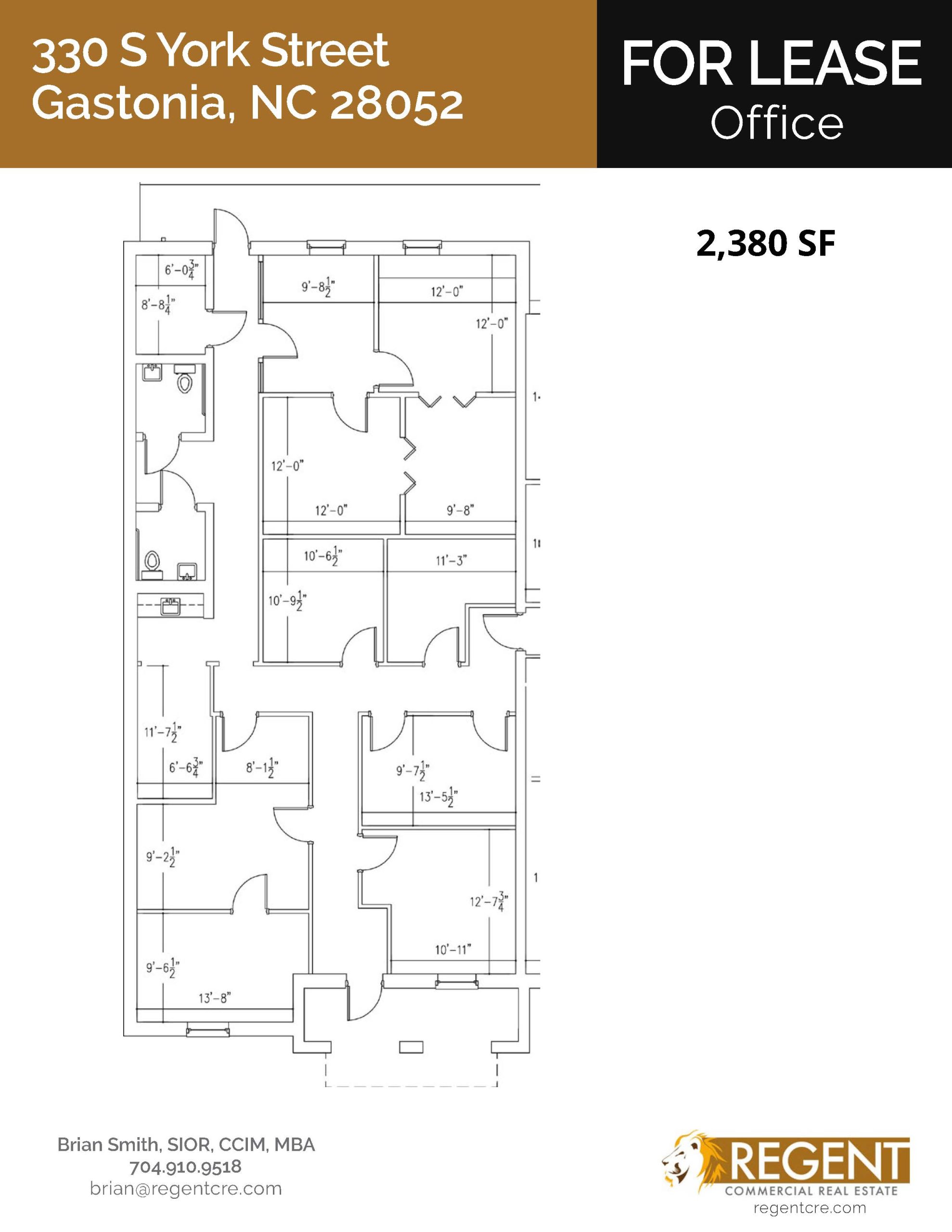 Gastonia’s Best Kept Secret: Office Spaces at 330 S York St