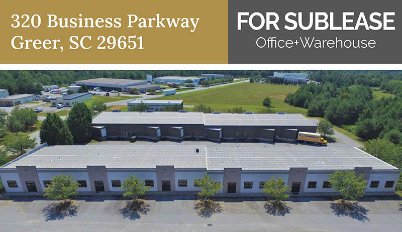 320 Business Parkway, Greer SC: The Center of Business Excellence