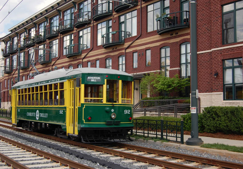 Charlotte’s Southend Trolley - Plenty of Office Space Options in the South End Neighborhood of Charlotte, NC