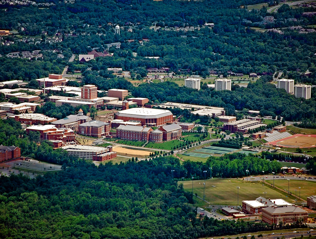 UNCC - The University of North Carolina at Charlotte - UNC Charlotte - Aerial Photo