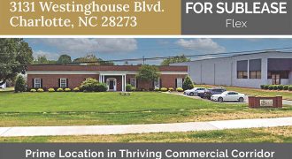 Premier Office Space for Sublease at 3131 Westinghouse Blvd, Charlotte, NC 28273