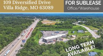 Prime Office and Warehouse Space for Sublease at 109 Diversified Drive, Villa Ridge