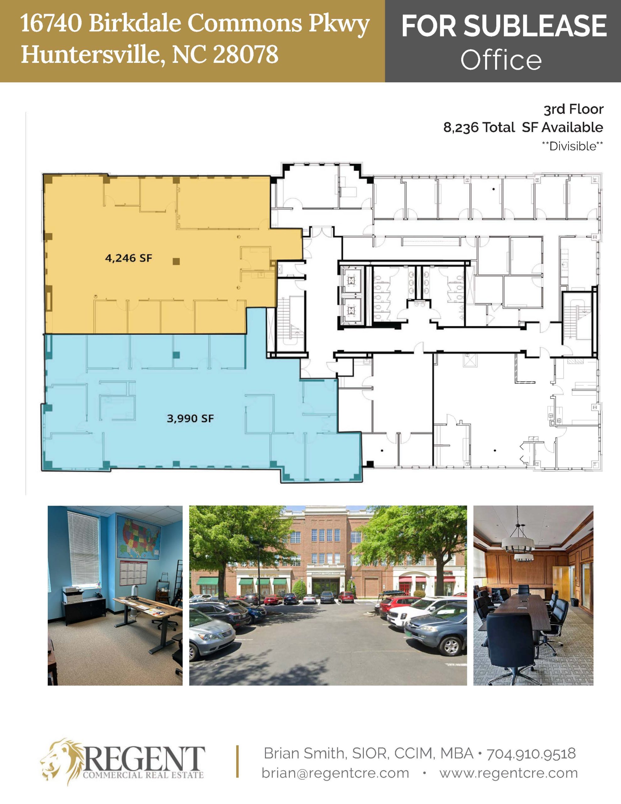 Prime Office Sublease: 16740 Birkdale Commons Pkwy, Huntersville