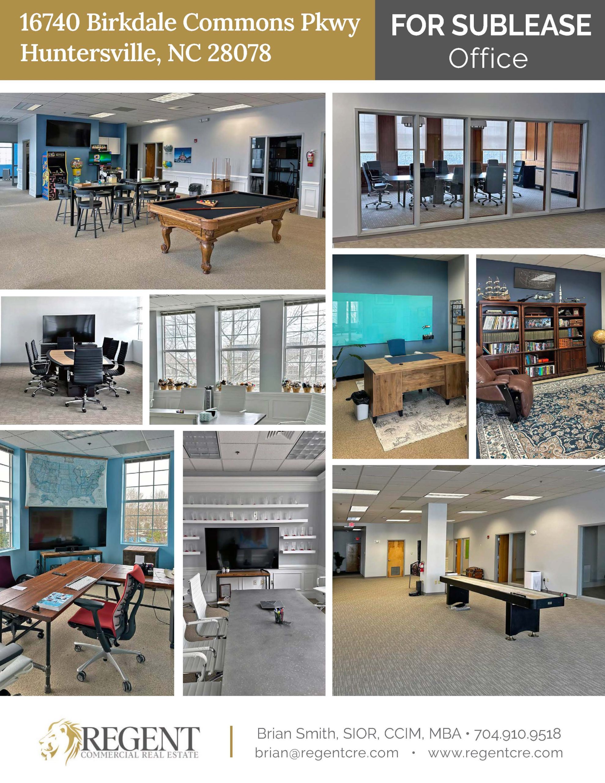 Prime Office Sublease: 16740 Birkdale Commons Pkwy, Huntersville