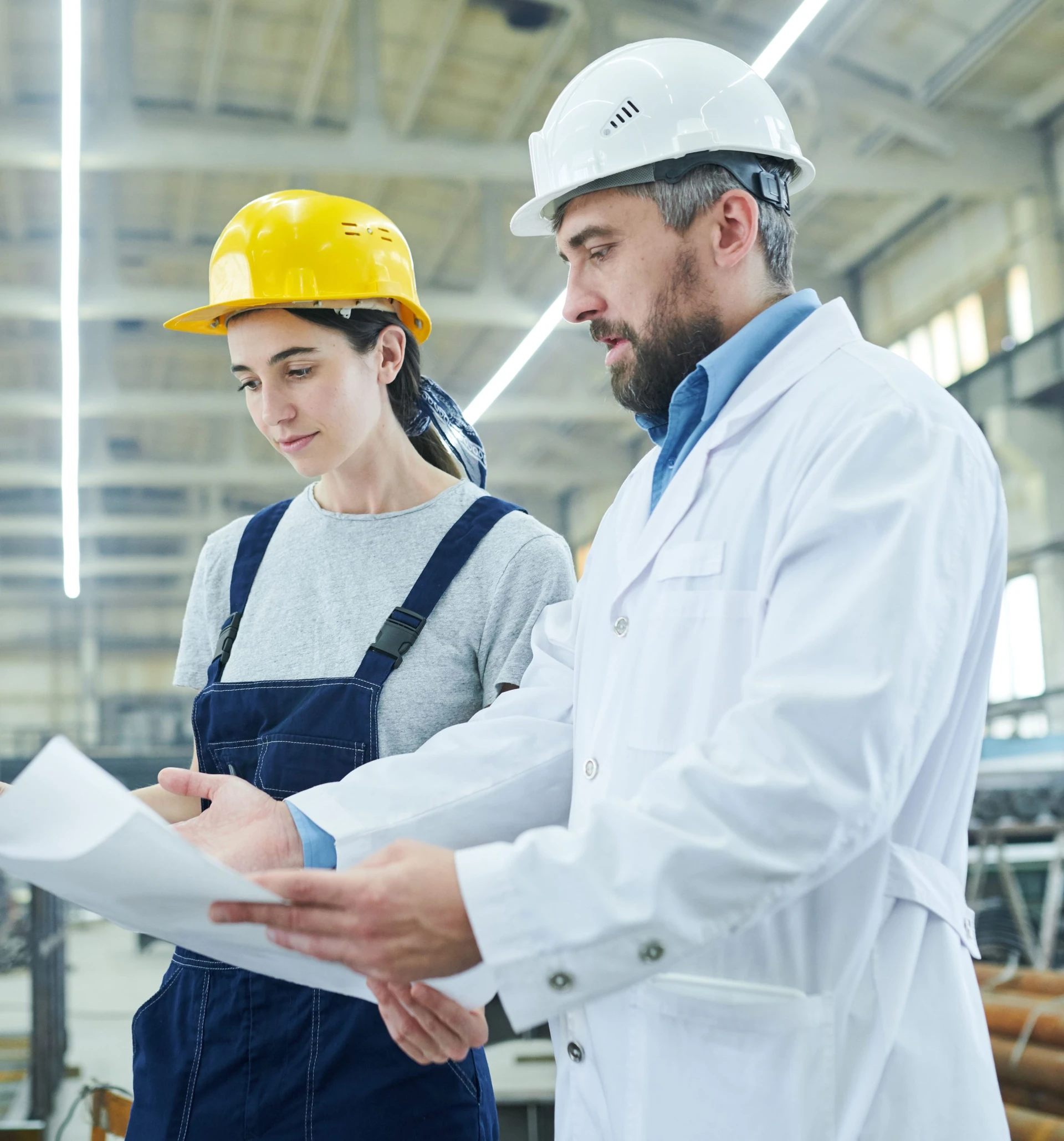 Commercial Realtor, SIOR & CCIM, Touring an Industrial Space With a Client