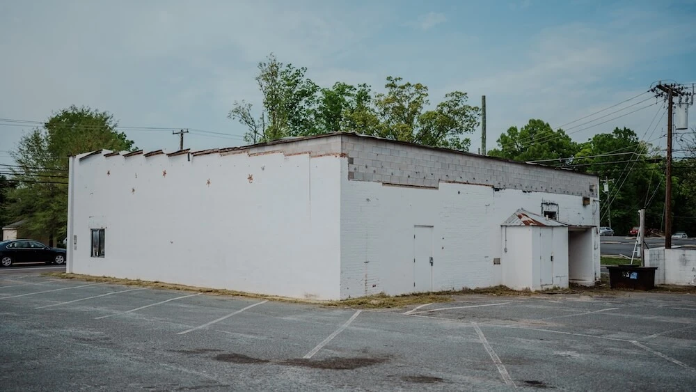 back view of industrial building in Indian Trail