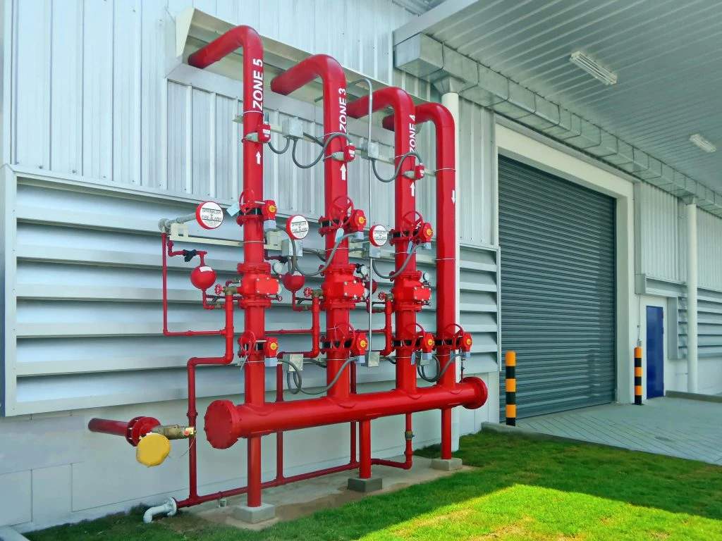 Pre-action Fire Sprinkler System Installed in a Large Warehouse in Charlotte, NC