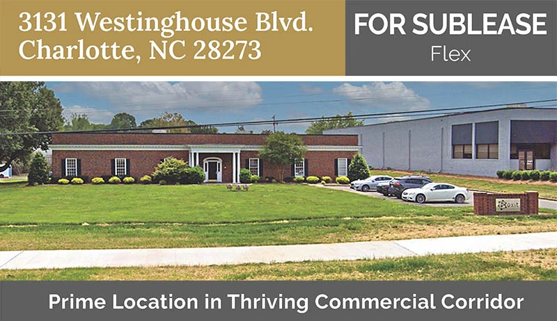 Premier Office Space for Sublease at 3131 Westinghouse Blvd, Charlotte, NC 28273