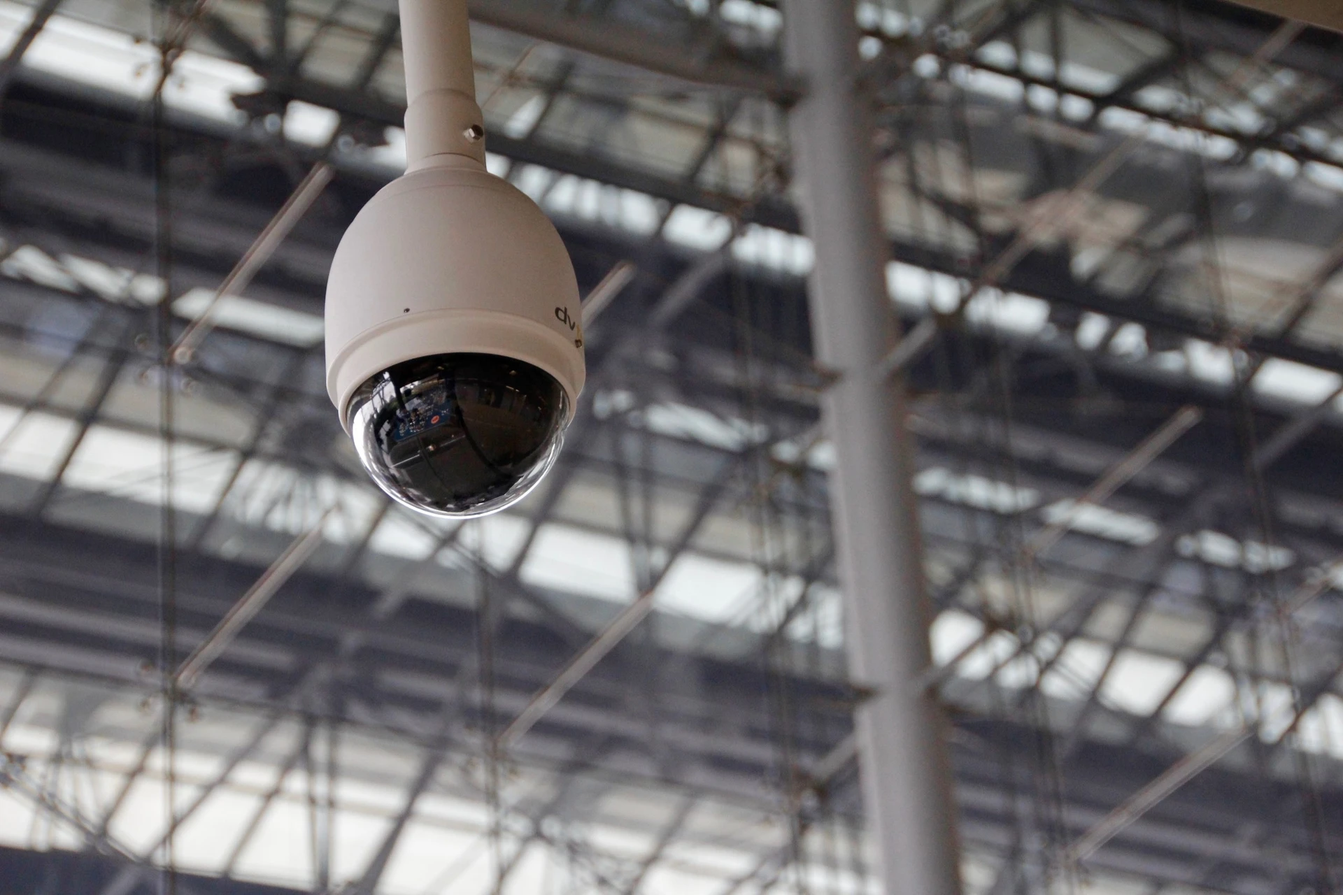 Security Camera in A Warehouse Commercial Real Estate Property Security Camera in A Warehouse Commercial Real Estate Property